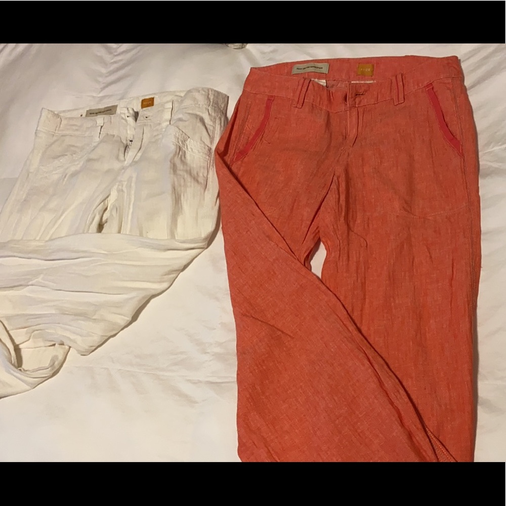 Anthropologie Linen Pants
